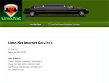 Tablet Screenshot of limo.net