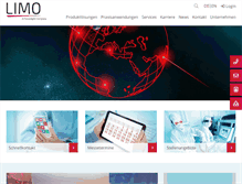 Tablet Screenshot of limo.de