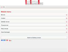 Tablet Screenshot of limo.nl